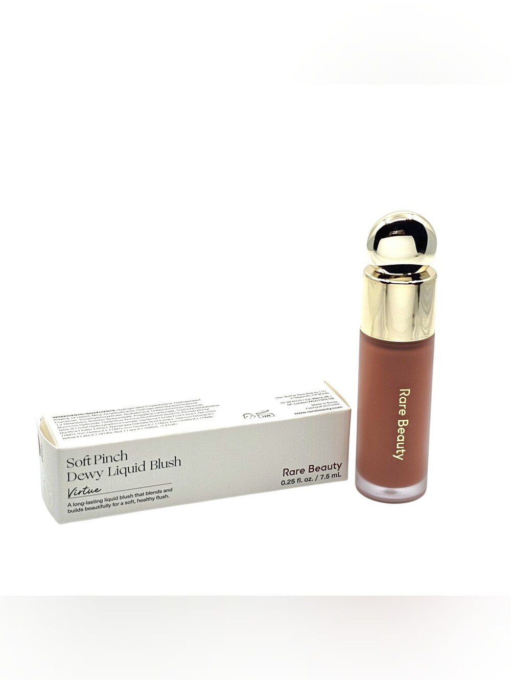 Rare Beauty Soft Pinch Dewy Liquid Blush Virtue 0.25 oz New in Box